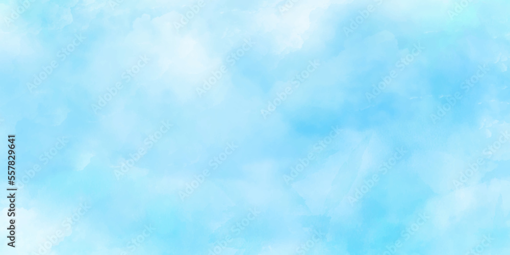 Blue sky with clouds and Abstract watercolor digital art painting for texture background. Abstract blue sky Water color background, Illustration, texture for design Blue sky with clouds and Abstract watercolor digital art painting for texture background. Abstract blue sky Water color background, Illustration, texture for design