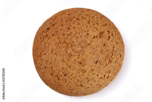 Close-up of regular oatmeal cookies