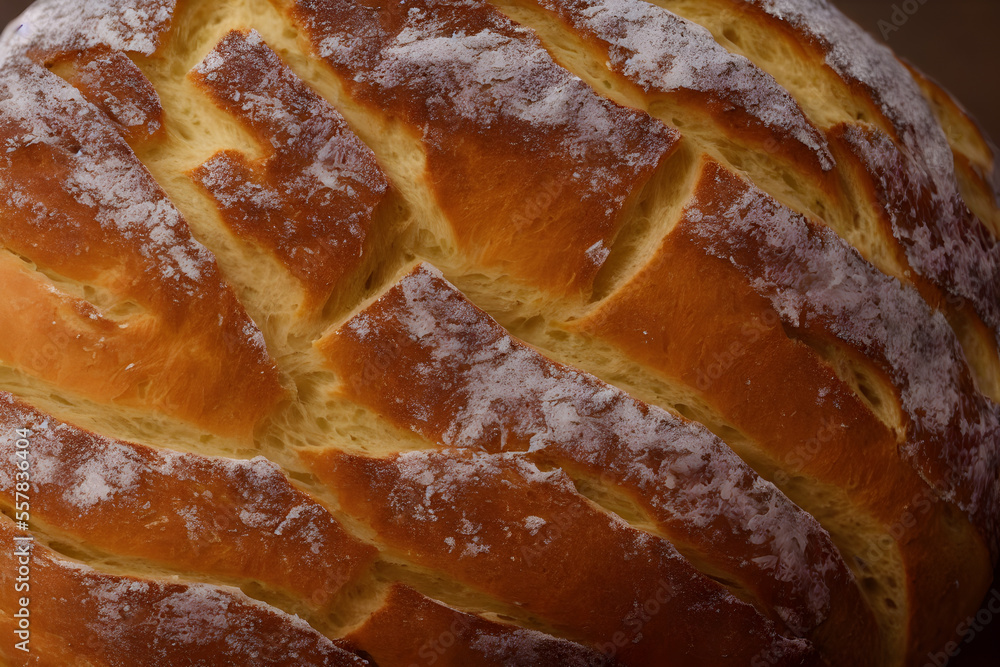 Illustration of bread, generative ai Illustration of bread, generative ai