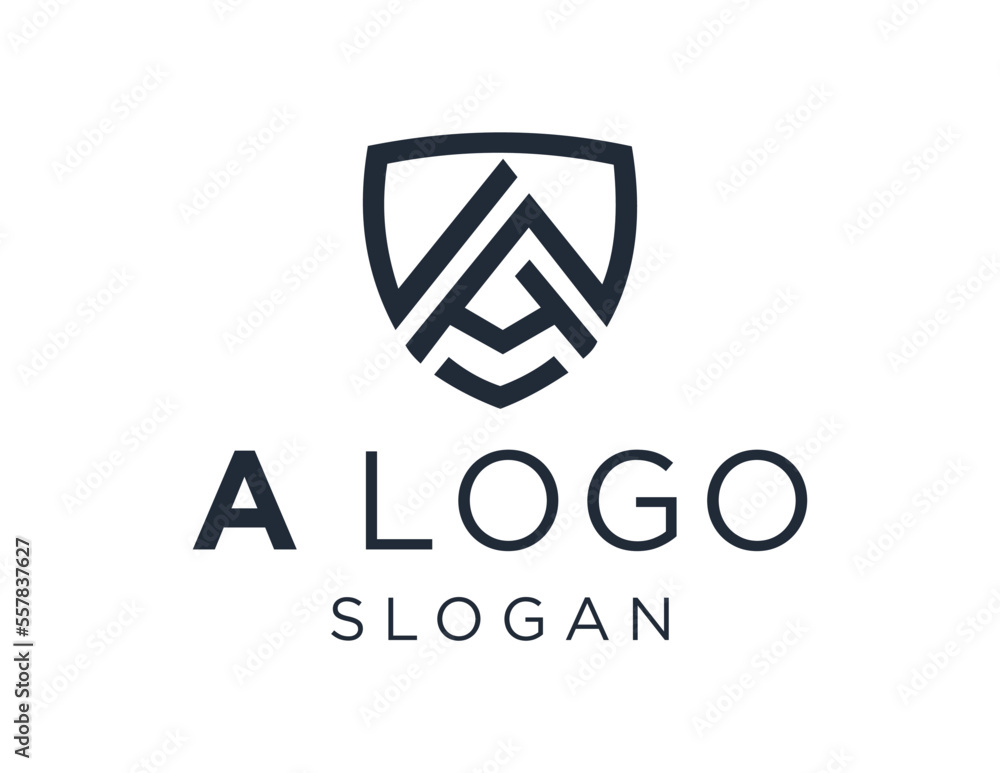 Logo about Letter A on a white background. created using the CorelDraw application. Logo about Letter A on a white background. created using the CorelDraw application.