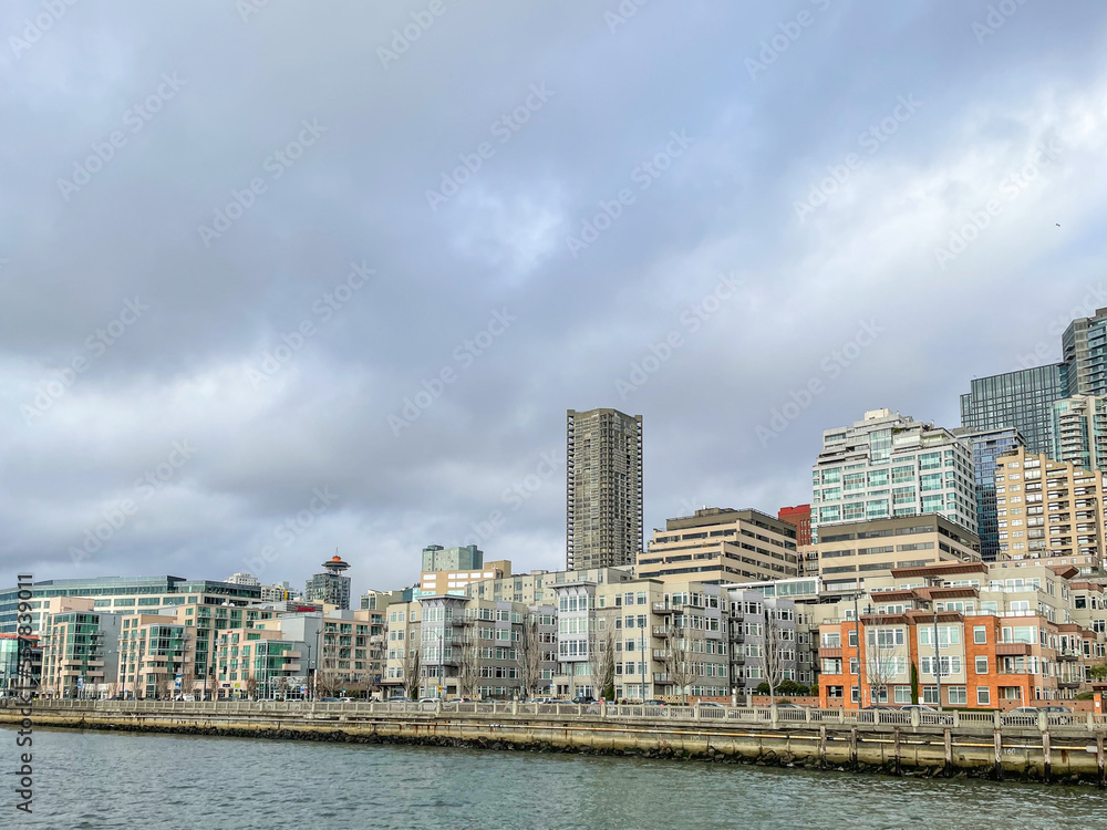 Obraz premium Central Waterfront of Seattle
