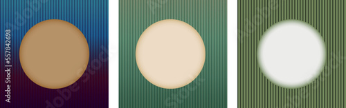 straight line curtain design card.