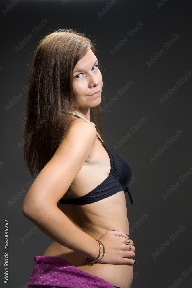 Young attractive woman in lingerie Young attractive woman in lingerie