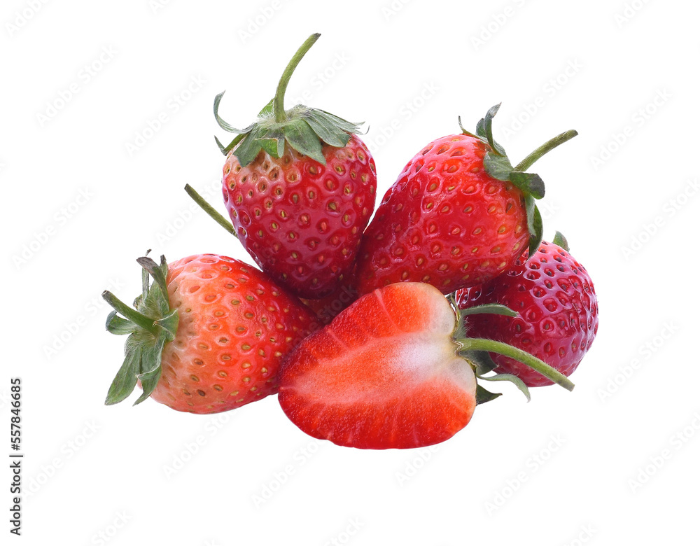 Strawberries isolated transparent png Strawberries isolated transparent png