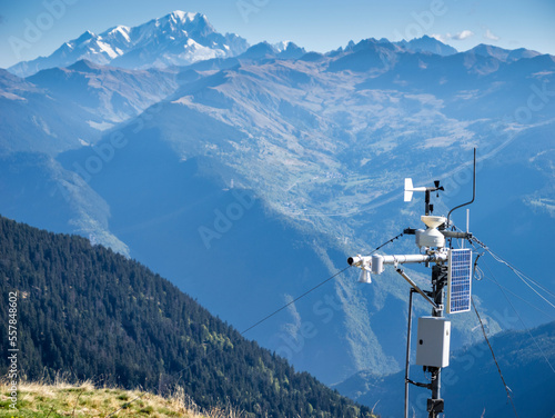 France, Auvergne-Rhone-Alpes, Environmental measuring station inVanoiseNational Park