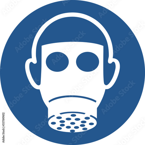ISO 7010 M017 – Wear respiratory protection