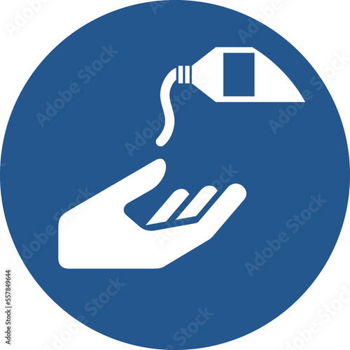 ISO 7010 M022 – Use barrier cream