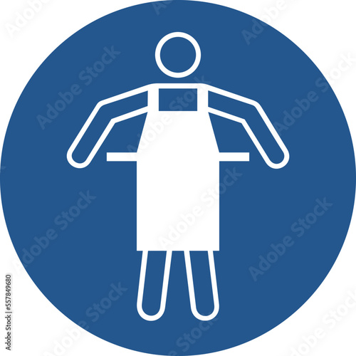 ISO 7010 M026 – Use protective apron