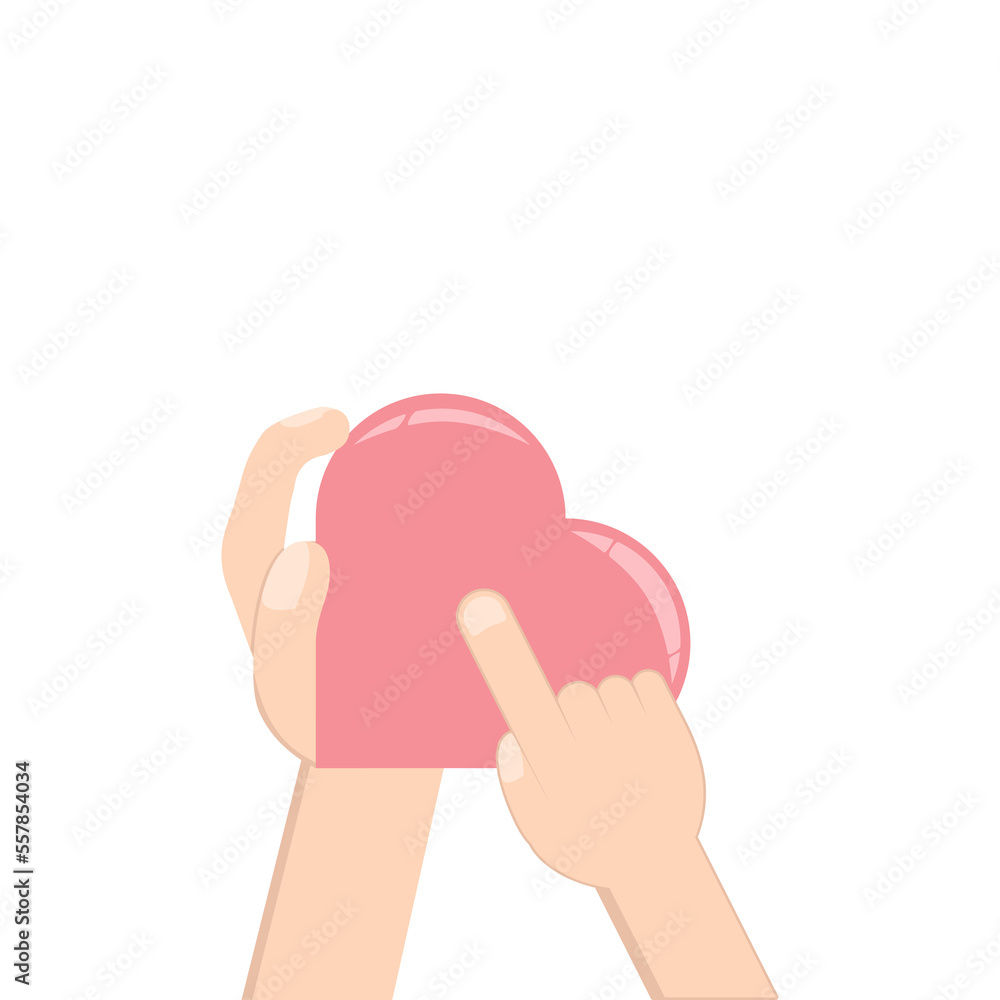 Right Handed Pointing Heart Love Symbol Humanity and Charity Right Handed Pointing Heart Love Symbol Humanity and Charity