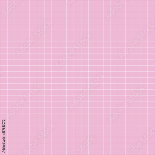cute pink grid paper notes, planner, journal, reminder, memo decoration