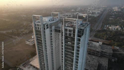 Aerial View of One Constitution Avenue Tower Islamabad