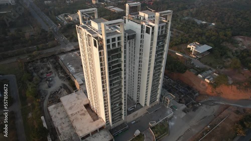 Aerial View of One Constitution Avenue Tower Islamabad