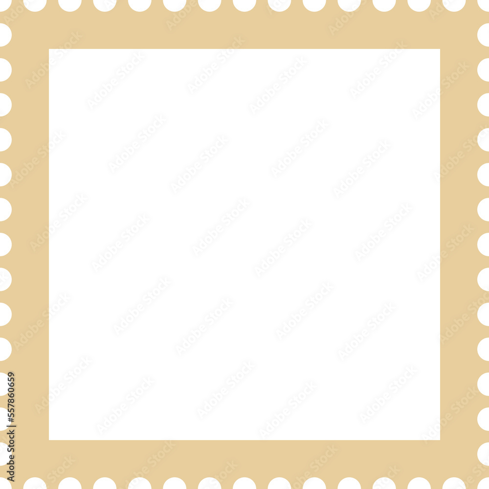 blank postage stamp frame isolated on transparent background, icon, png ...