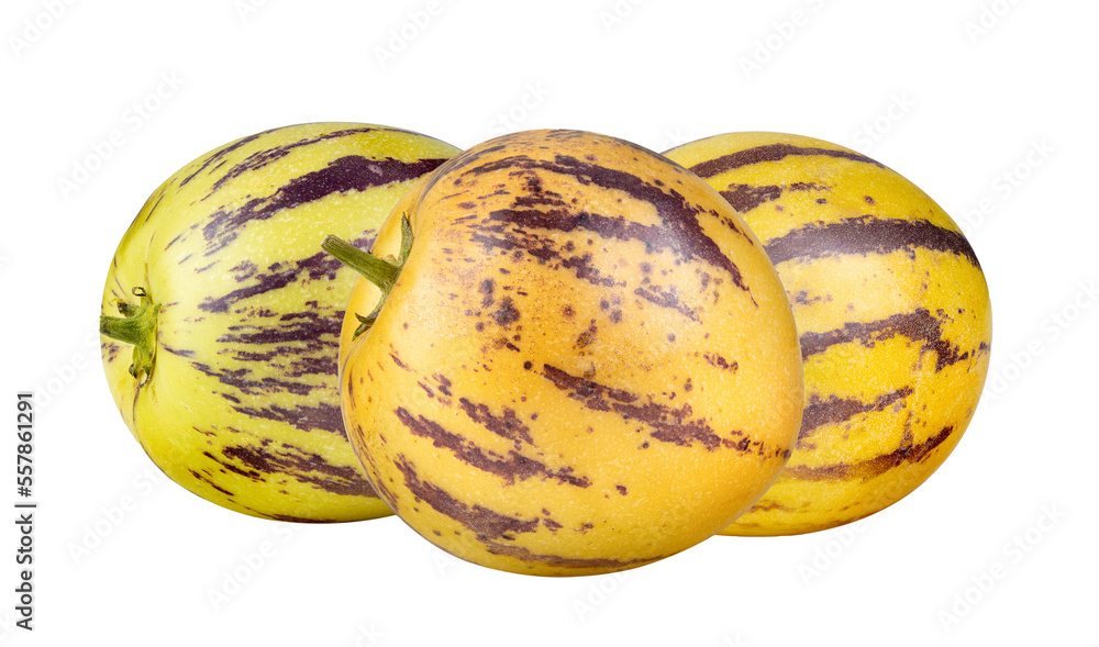 pepino melons isolated on transparent png