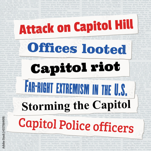 Capitol riot headlines