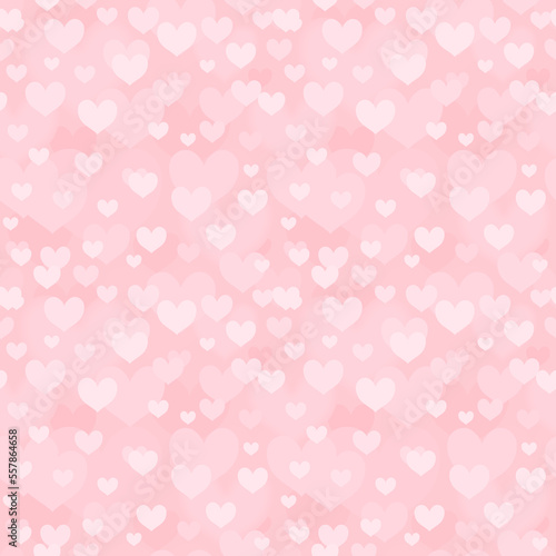 Hearts texture - heart shape pattern. Valentine's Day illustration background.