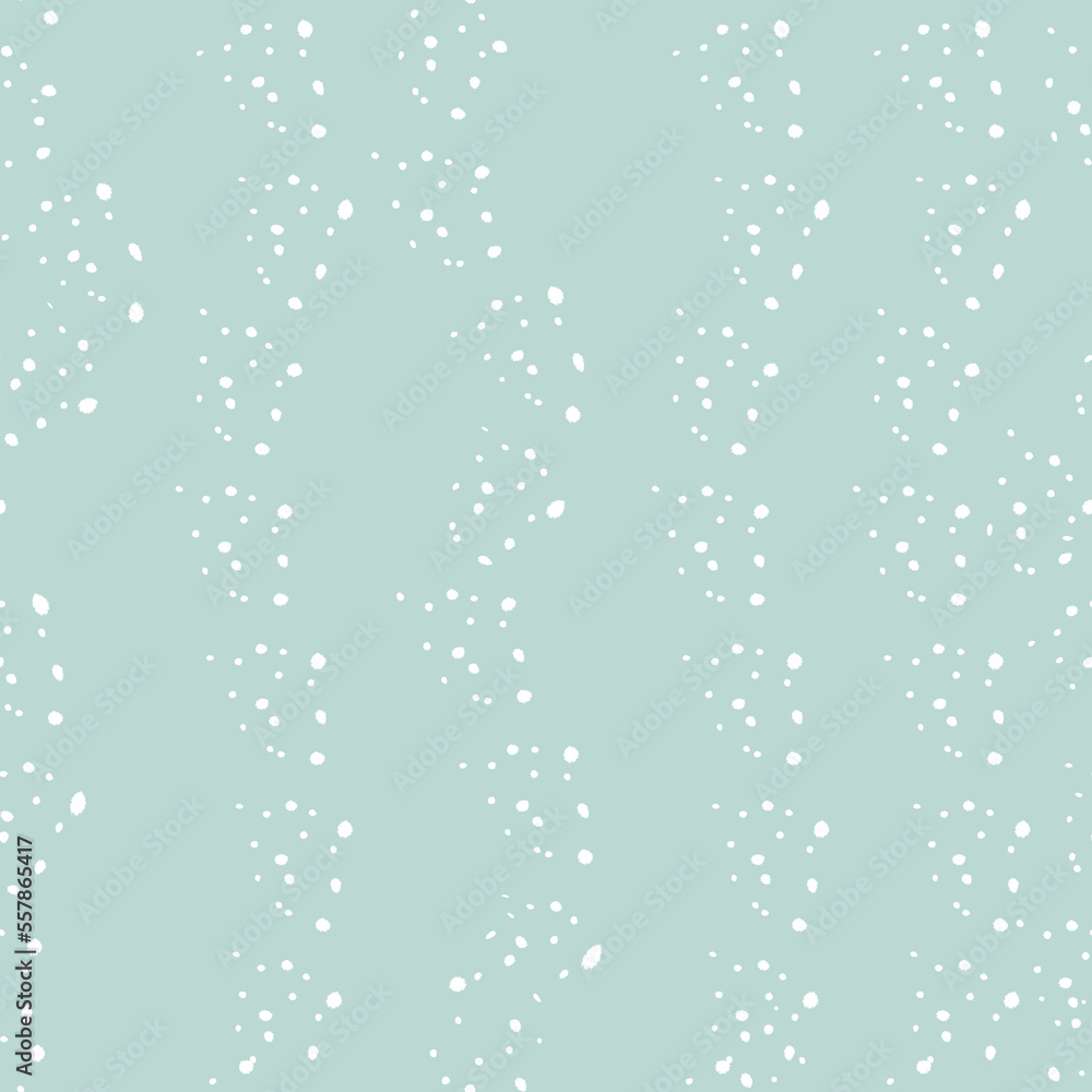 Obraz premium Winter Snowflake Background. White snowflakes on blue background. Snowflake pattern.
