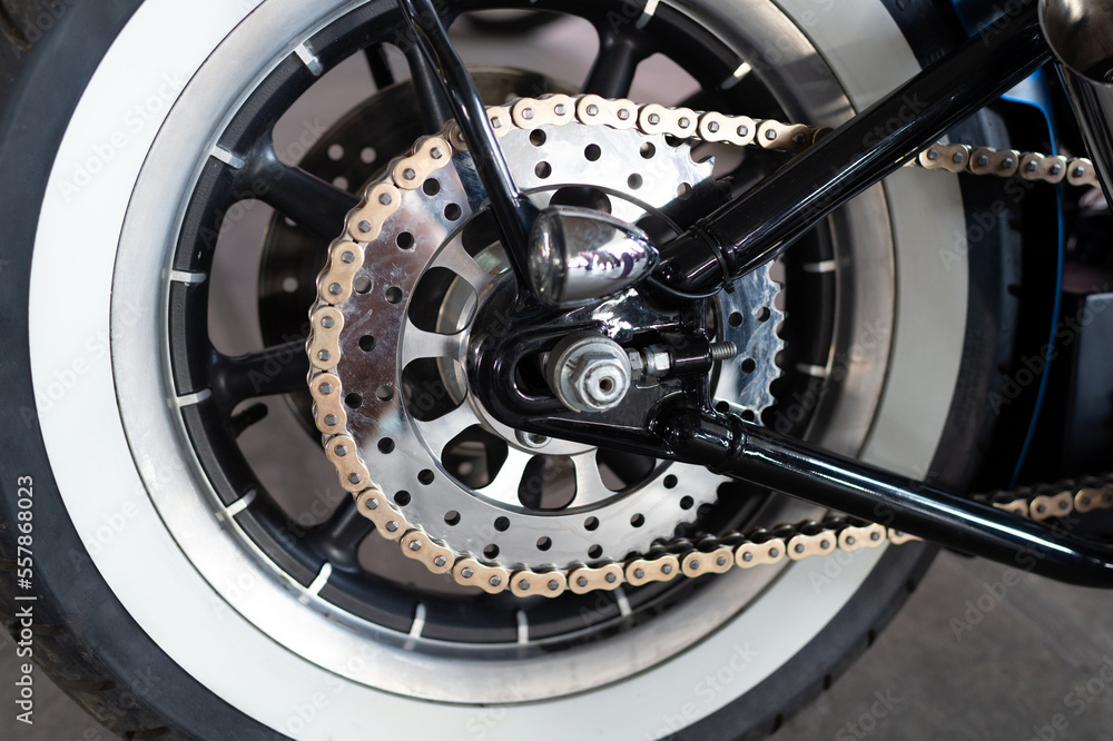 detailed wheel with rubber tyre custombike part detailed wheel with rubber tyre custombike part