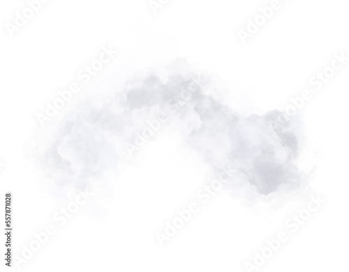 set of realistic smoke on transparency background