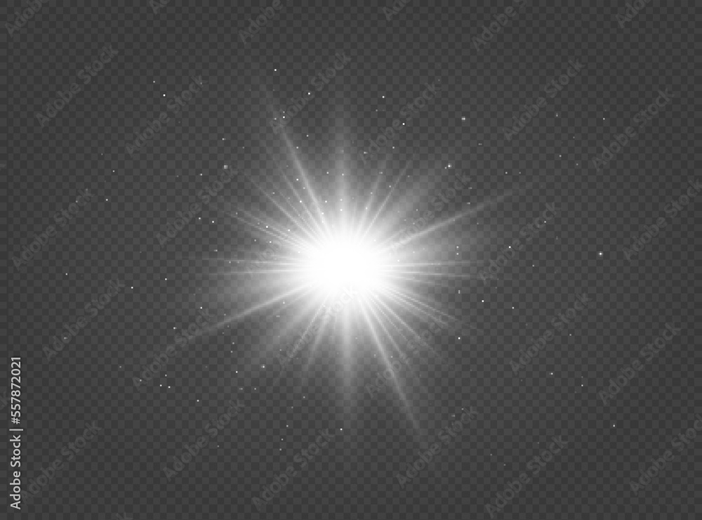 Golden glowing light explodes. Light Effect Bright Star, Christmas Star. Shining golden star. Golden glowing light explodes. Light Effect Bright Star, Christmas Star. Shining golden star.
