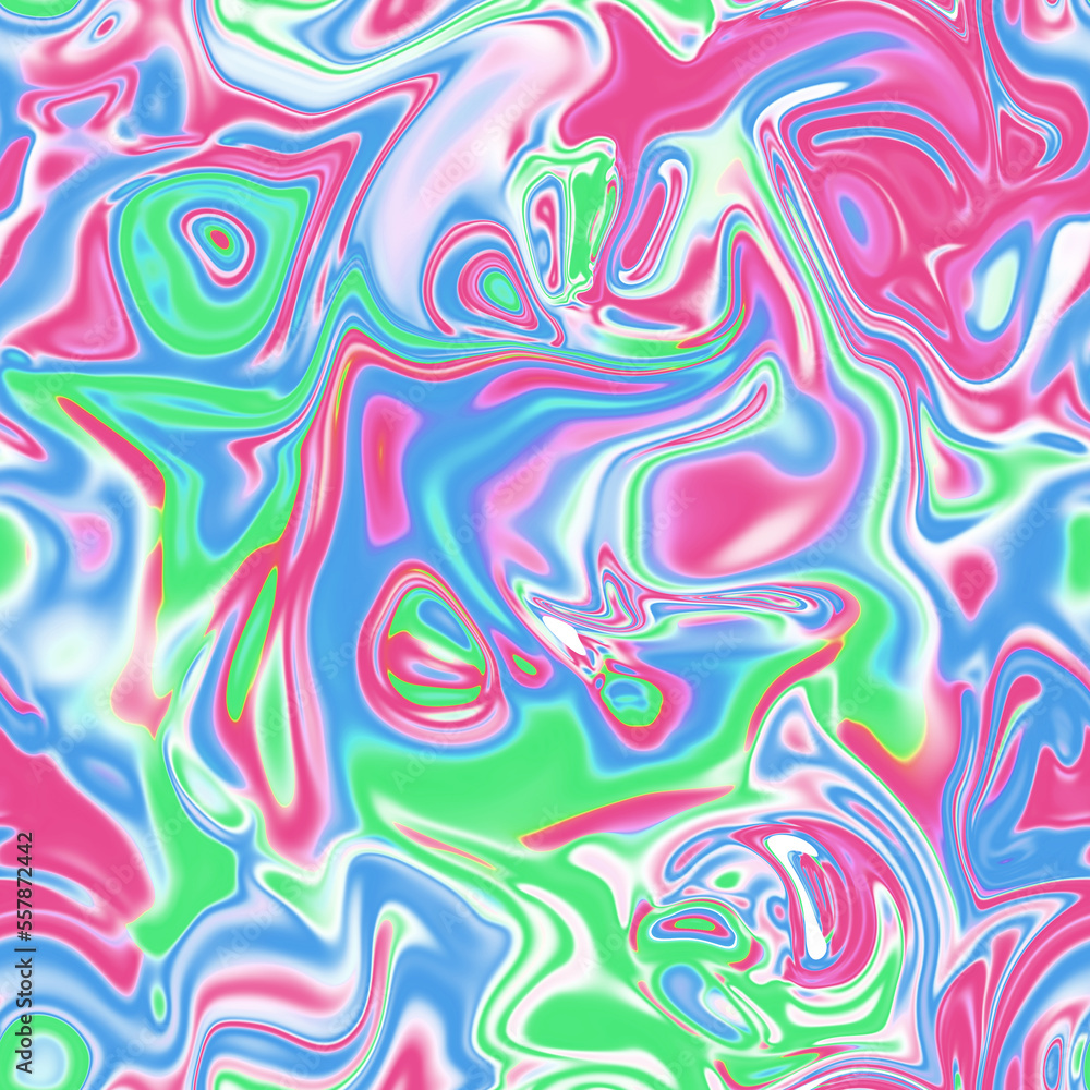 Holographic seamless pattern. The effect of flowing iridescent liquid. Psychedelic effect. Fairy tale unicorn trend background. 90s fashion.. Holographic seamless pattern. The effect of flowing iridescent liquid. Psychedelic effect. Fairy tale unicorn trend background. 90s fashion..