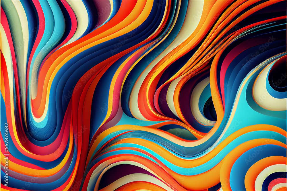 Abstract colorful swirling paint background in a liquid melting texture Abstract colorful swirling paint background in a liquid melting texture