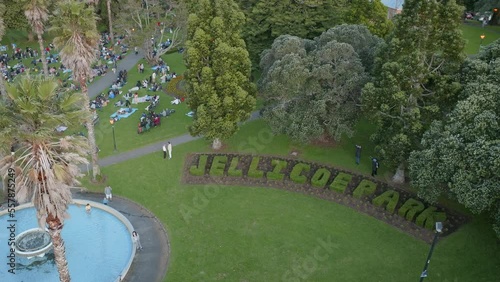 Jellicoe park in Onehunga, Auckland, New Zealand photo