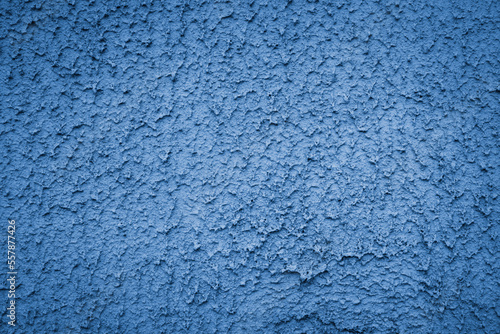 Grunge blue wall background or texture