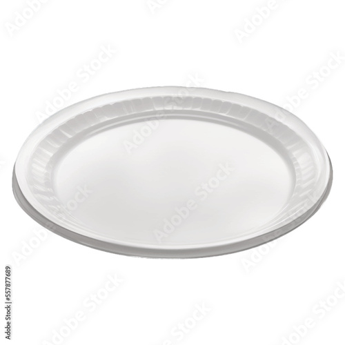 plastic plate hand drawn with watercolor painting style illustration