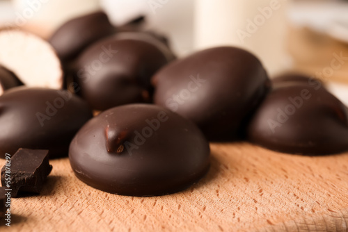 Delicious chocolate covered...