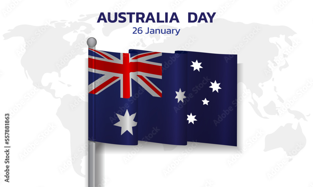 Happy Australia day. background design banner and flyer, postcard, celebration. Vector illustration. Happy Australia day. background design banner and flyer, postcard, celebration. Vector illustration.
