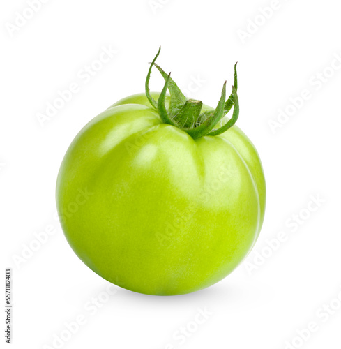 Wallpaper Mural Fresh green tomatoes isolated on white background Torontodigital.ca