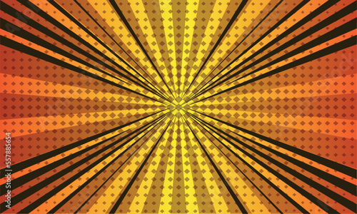 Pop Art Abstract Background. Comic Superhero Frame with Halftone Effect