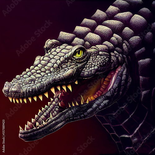 Crocodile. Alligator. Animal characters for cartoons. Illustration for advertising  cartoons  games  print media.
