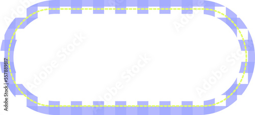 cute checkers banner masking tape label decoration