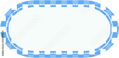cute checkers banner masking tape label decoration