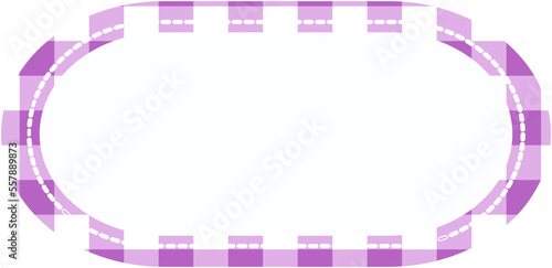 cute checkers banner masking tape label decoration