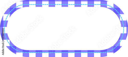 cute checkers banner masking tape label decoration