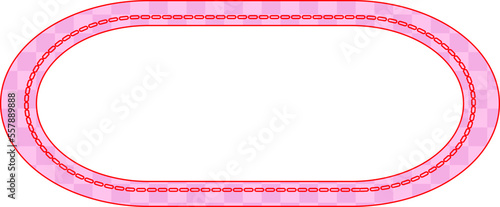 cute checkers banner masking tape label decoration