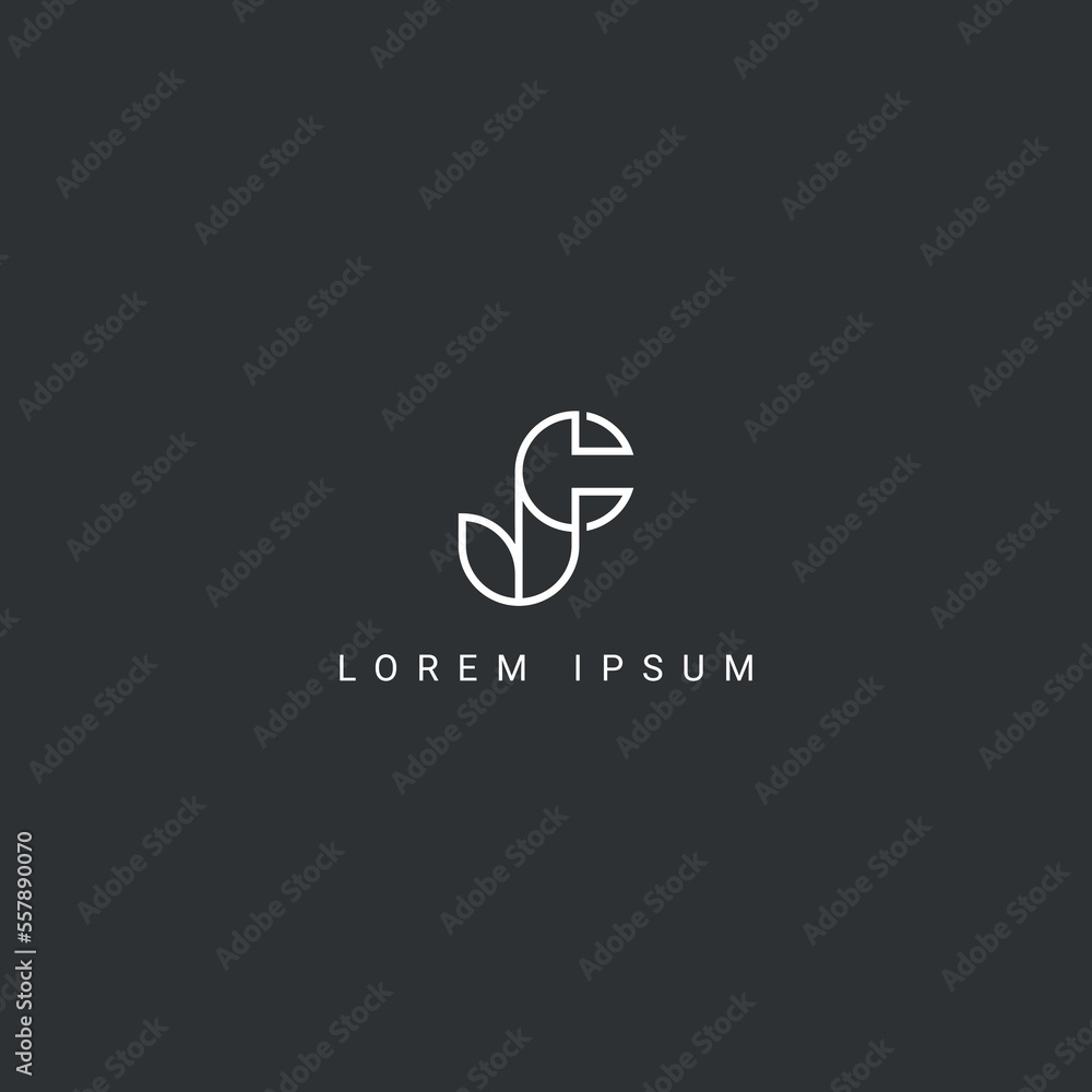 Outstanding professional letter JC CJ logo design elegant trendy
