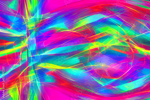 abstract colorful background with space Generative AI © Els2003