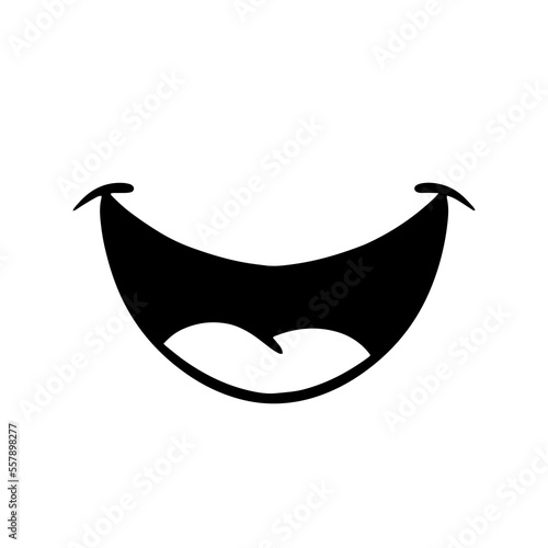 Cute emotion. Digital stamp. Cartoon style character. Isolated on white background. Vector illustration.