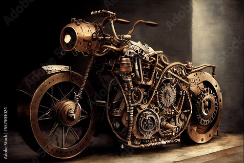 Steampunk Motorcycle