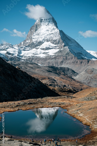 Matterhorn in Zermatt, in Autumn season