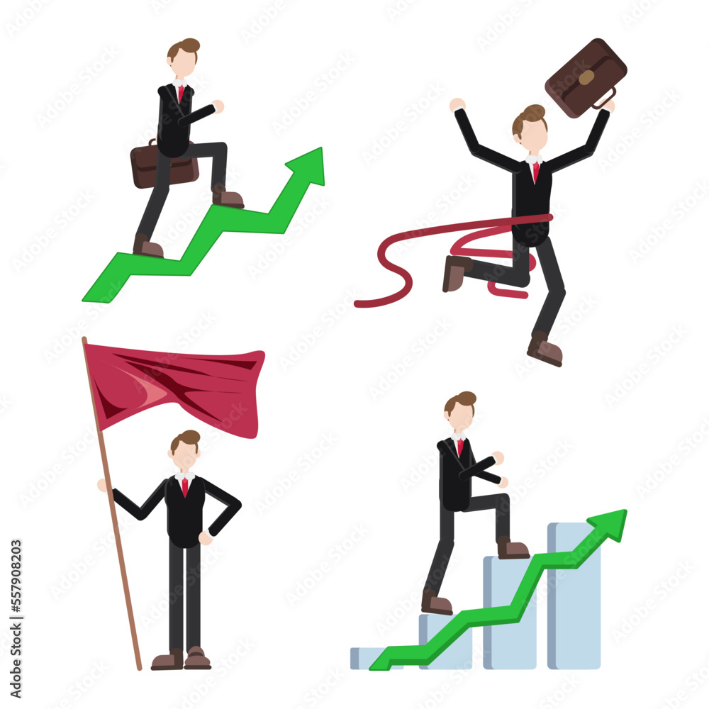 worker career advancement leveling up, career development growth concept worker career advancement leveling up, career development growth concept