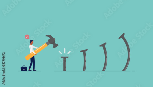 Skill levels growth. Enhance or increase your knowledge Level. Concept of professional or educational knowledge