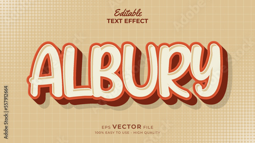 Australia Day Text effect editable premium with cartoon style