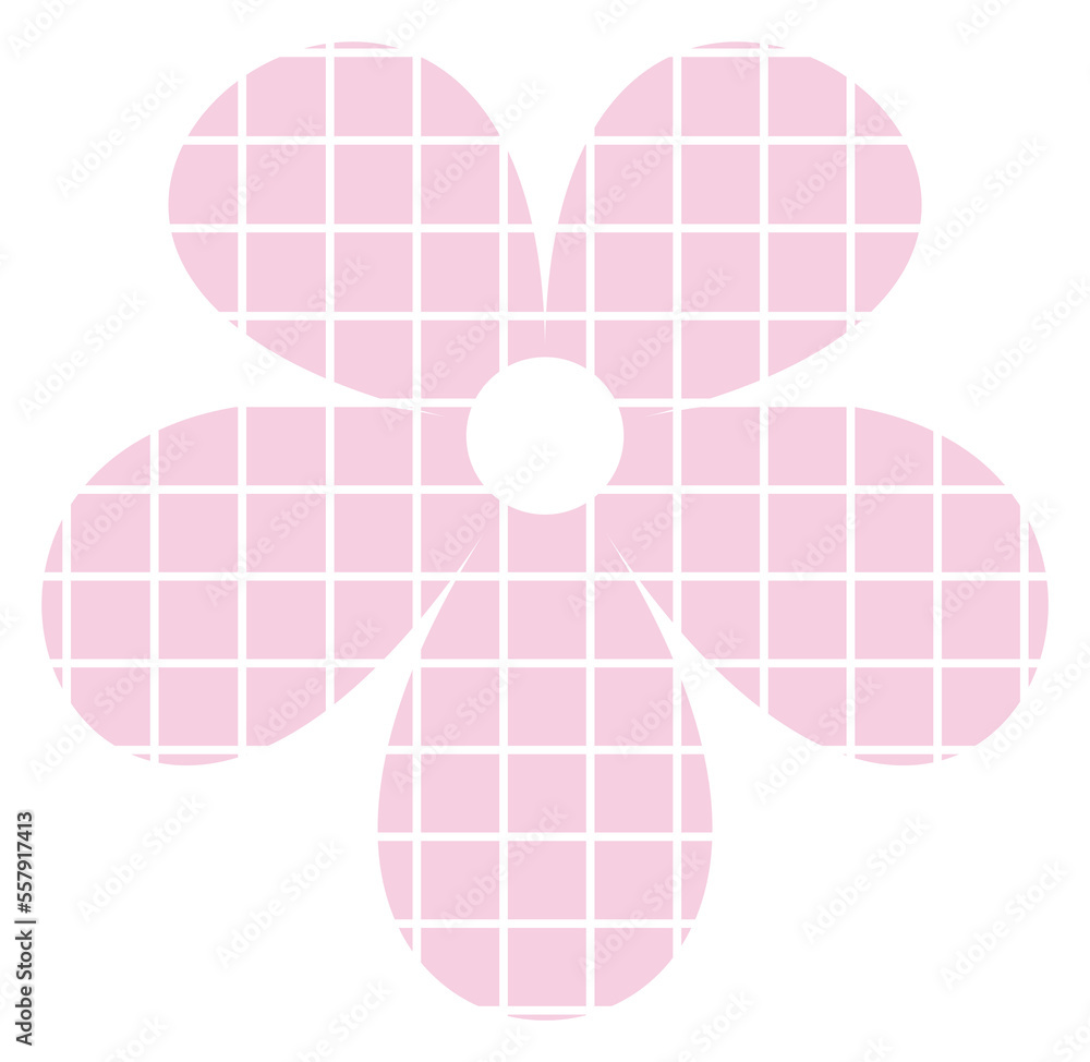 Retro Y2K Flower Shape Sticker Retro Y2K Flower Shape Sticker
