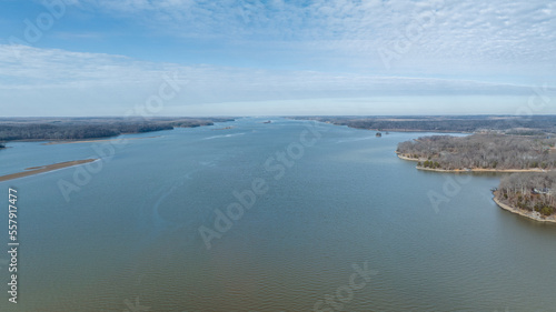 Kentucky lake by drone