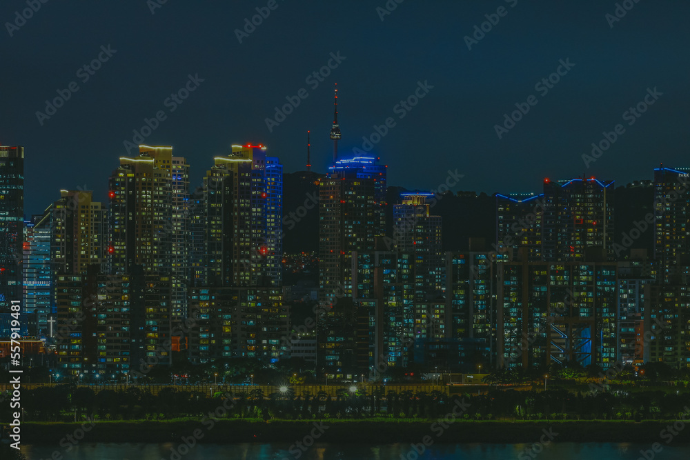 Naklejka premium 네온